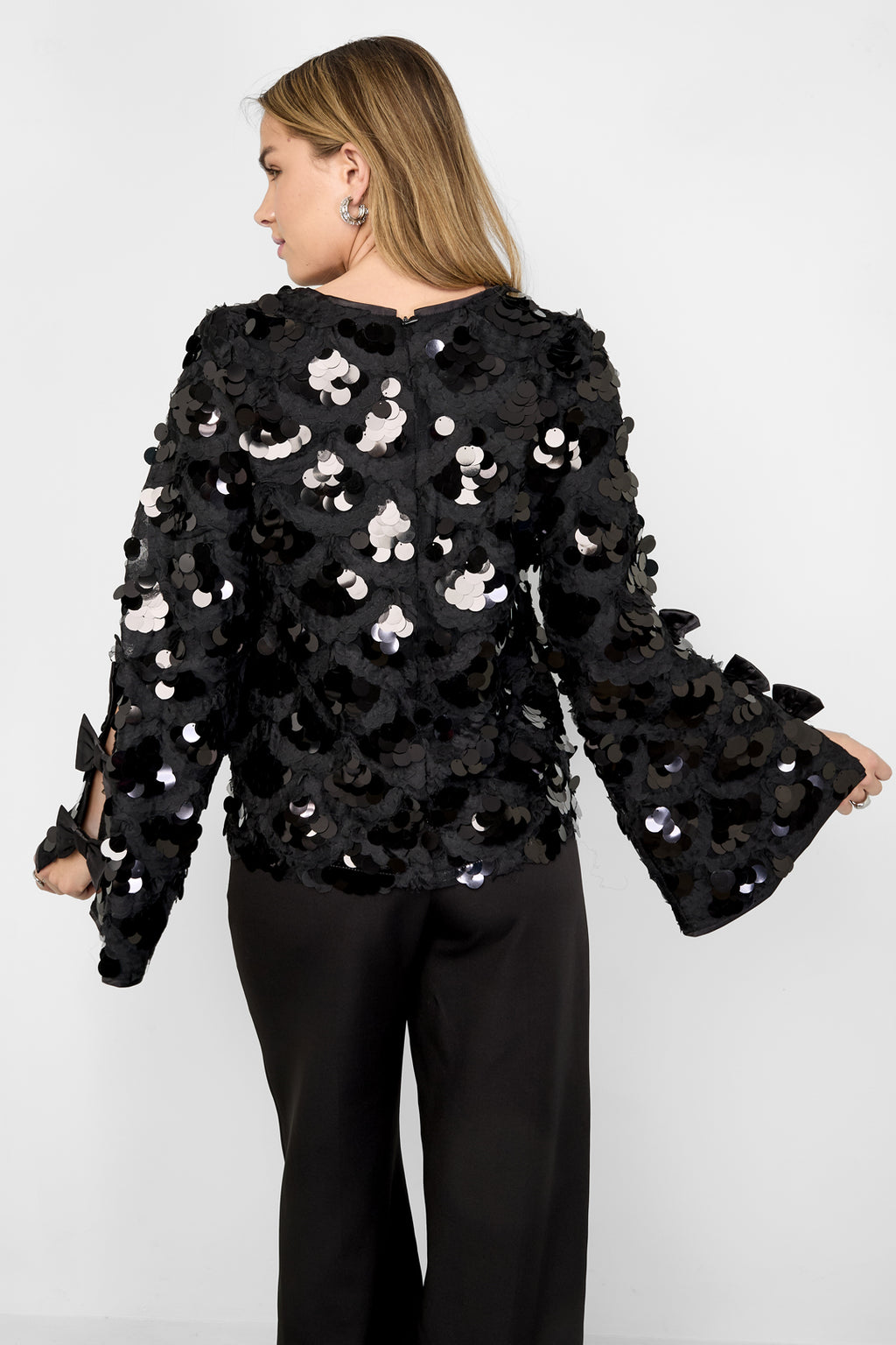 Emma Sequin Statement Top