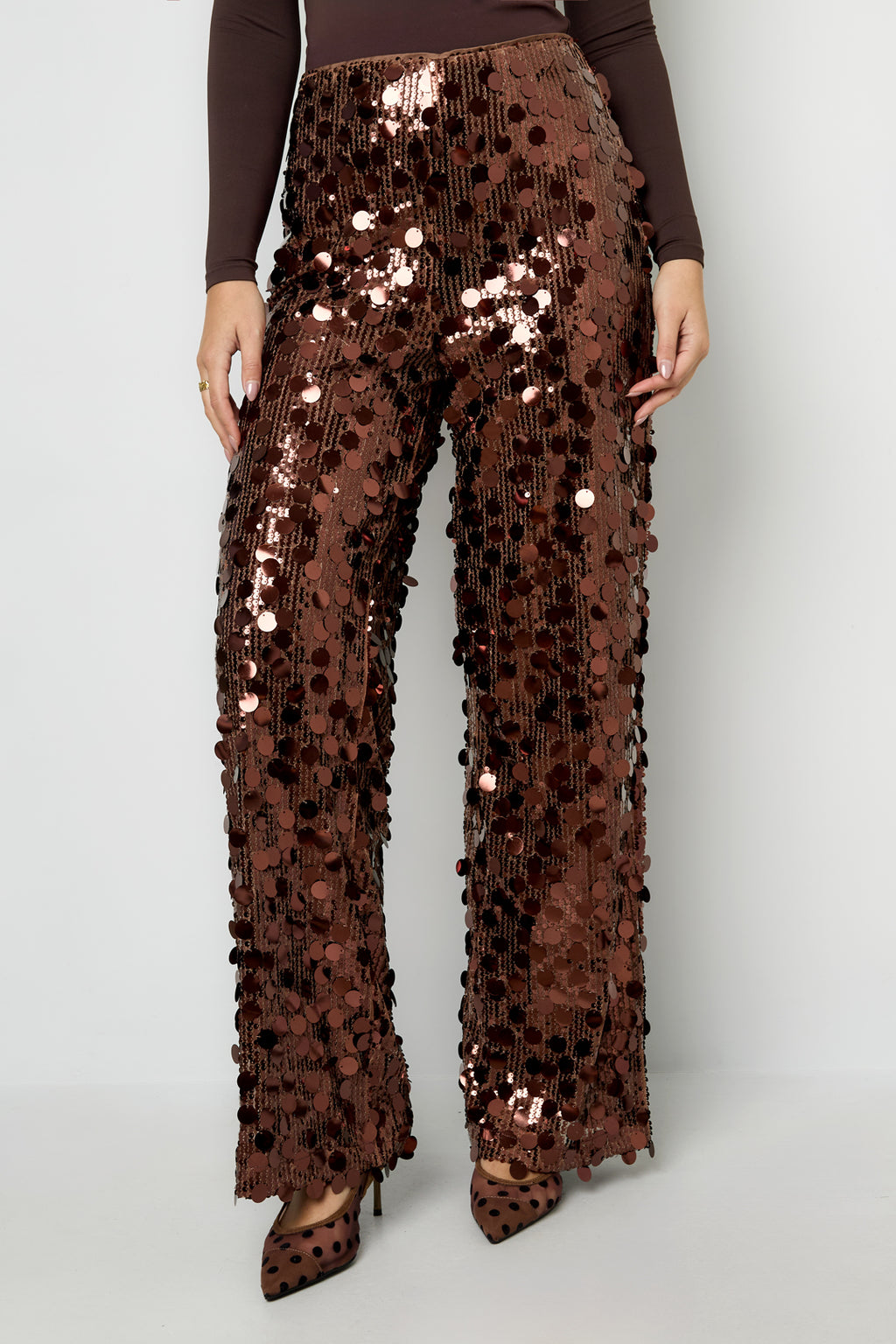 Emma Sequin Flare Pants