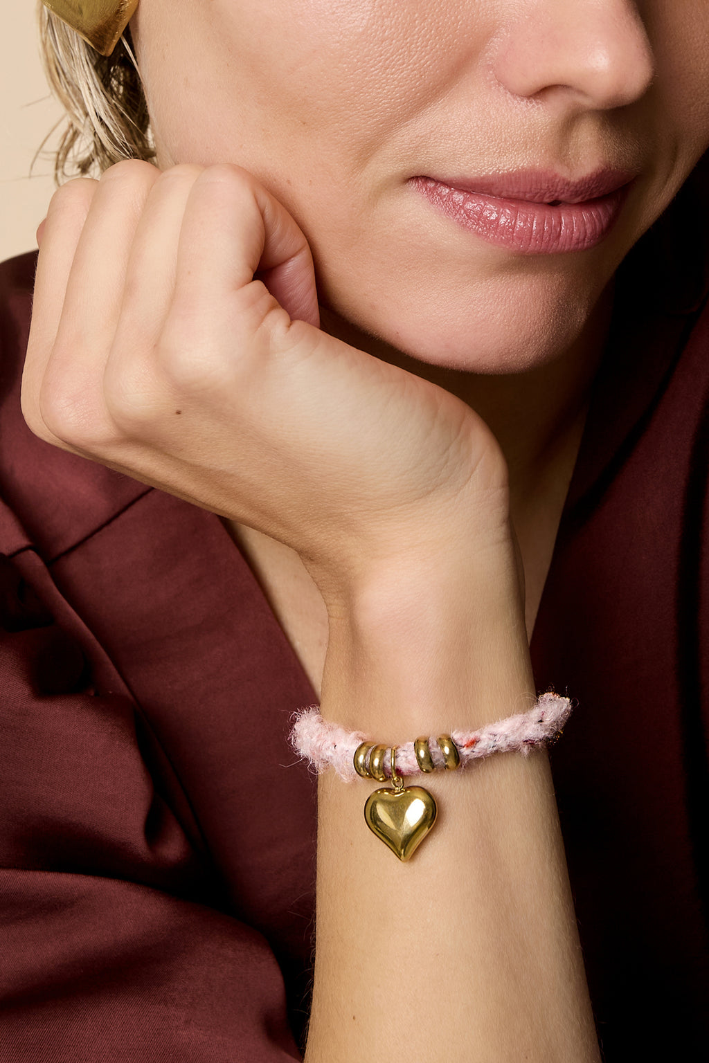 Armbandje hart Lumé